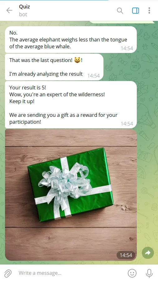 Quiz Results