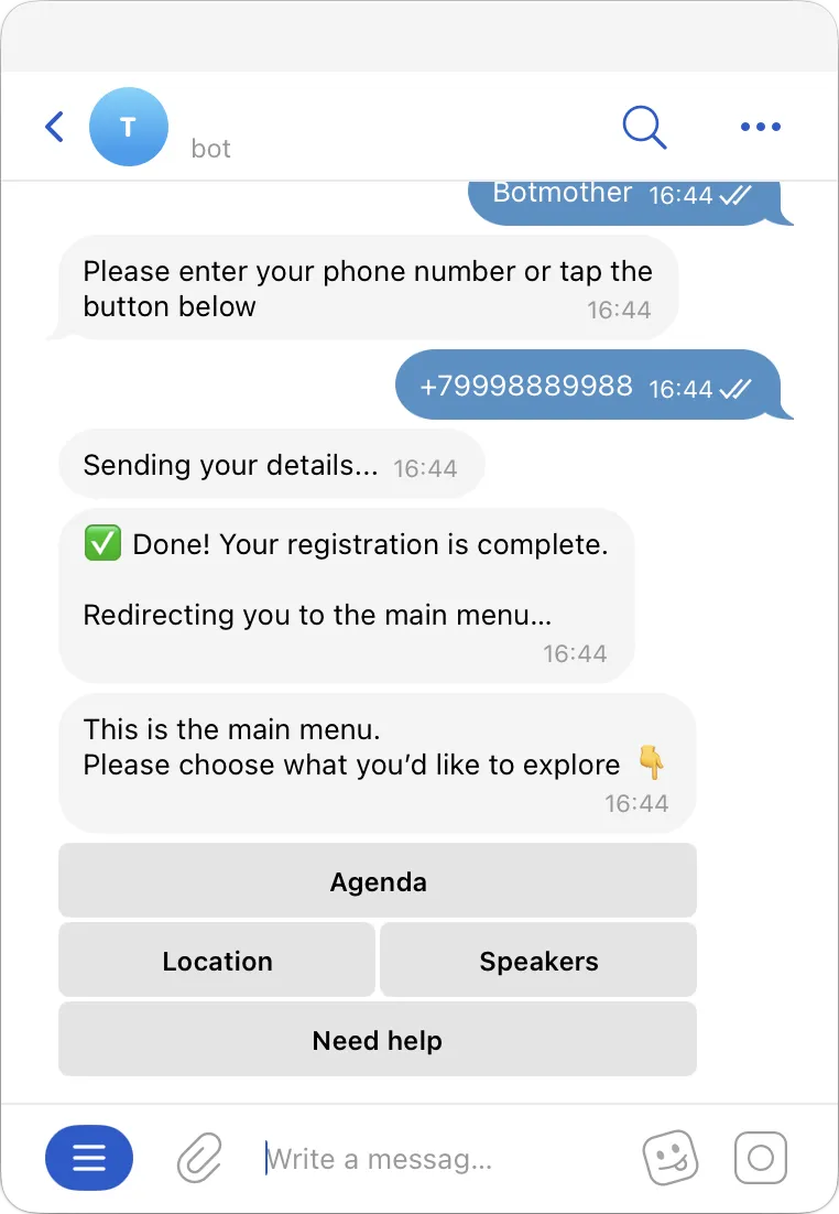 Event bot