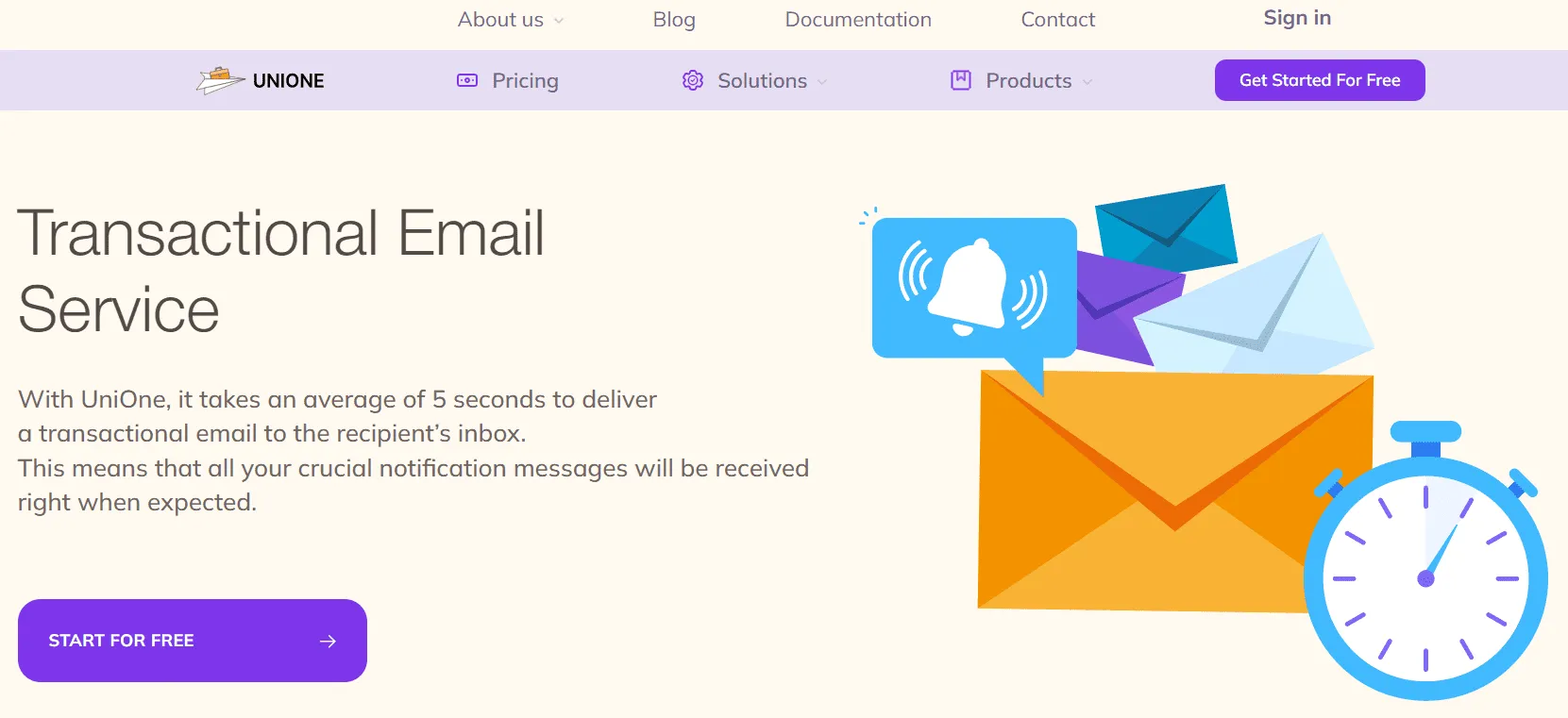 UniOne is the most user-friendly and cost-effective transactional email solution